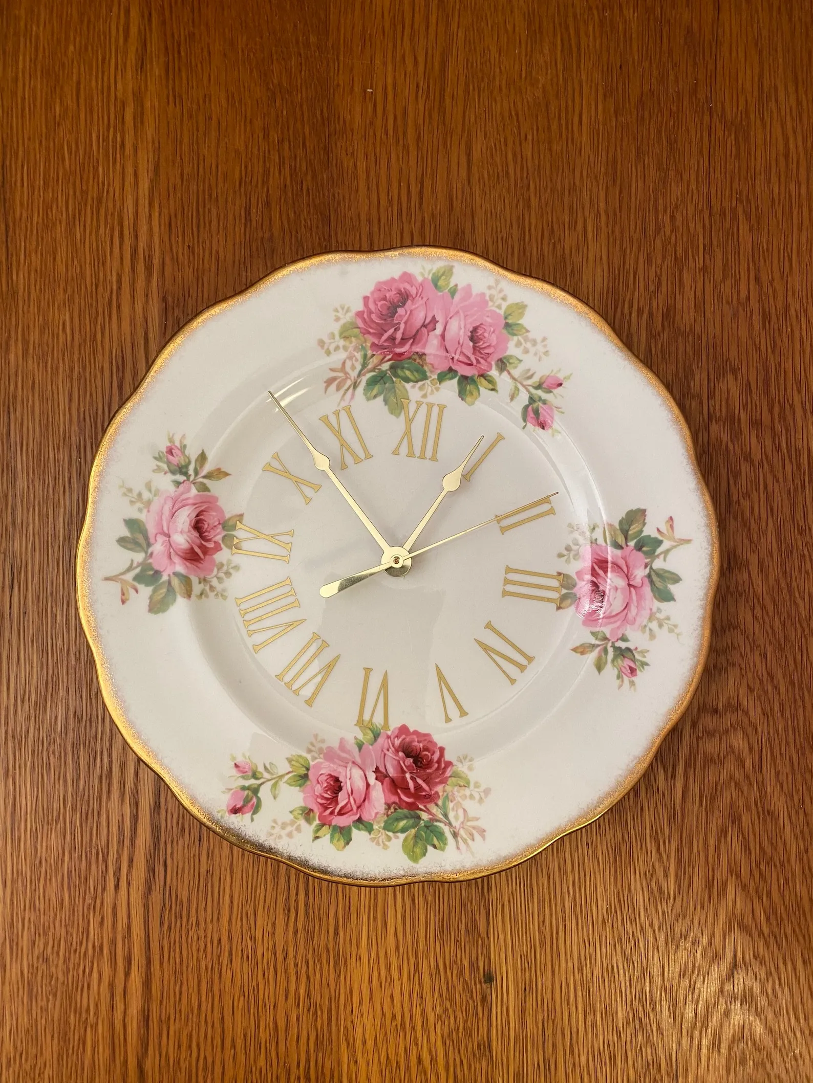 Royal Albert American Beauty Large Wall Clock