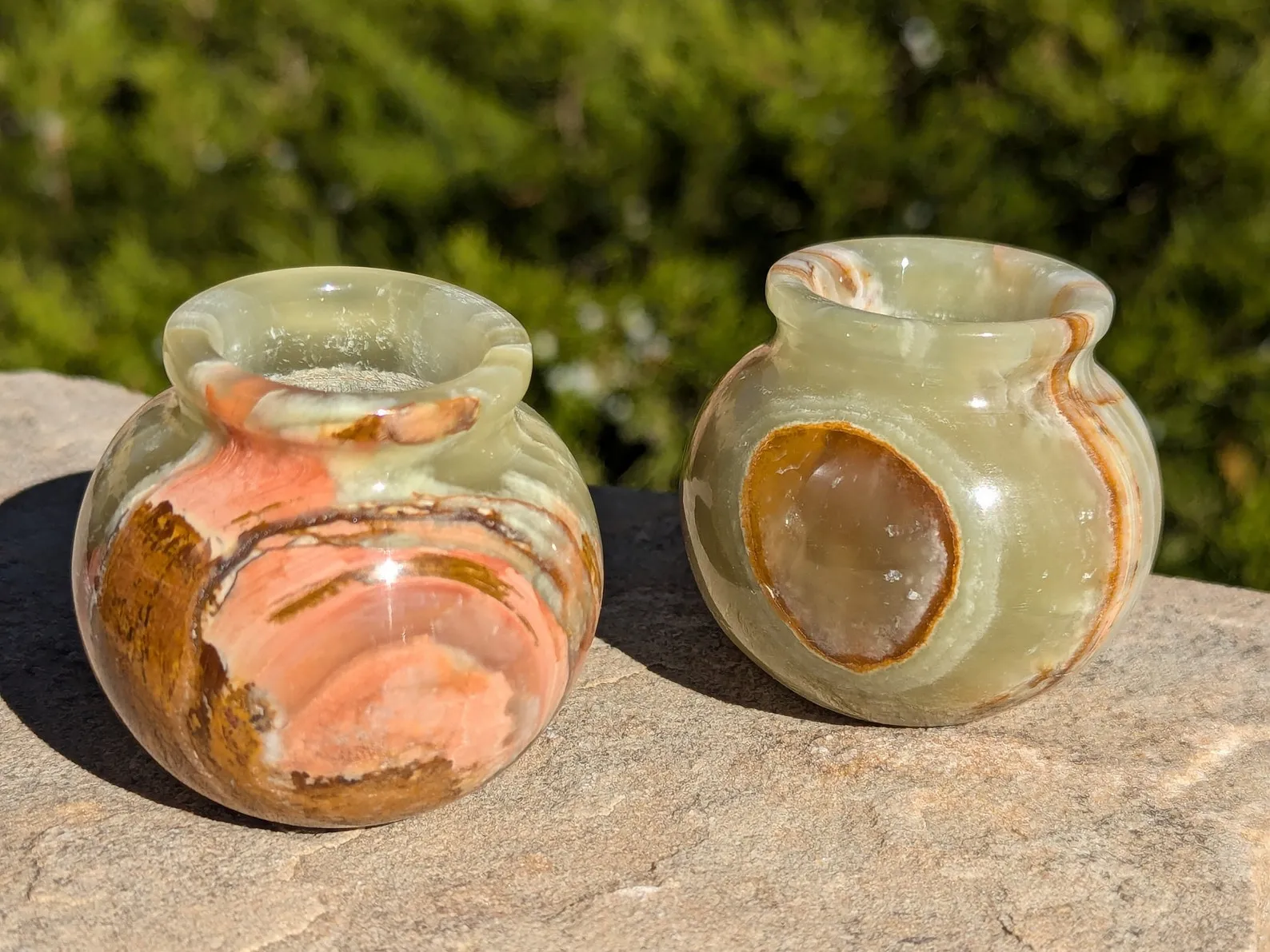 Green Onyx Matka Vase Pot (2"x2") - Image 2