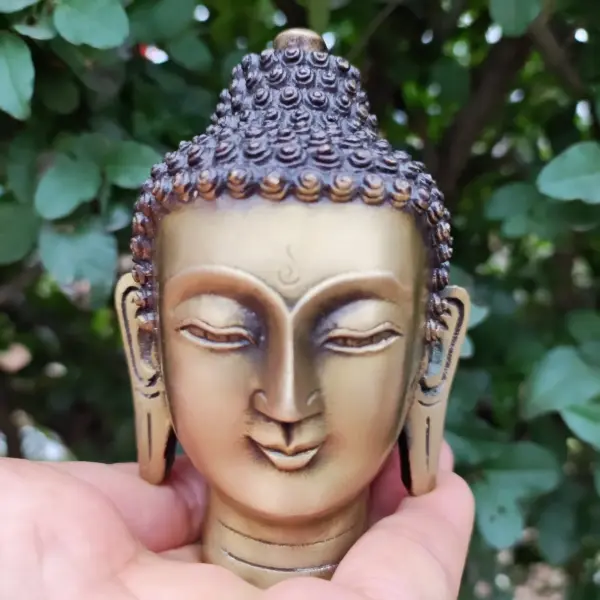 Vintage Meditating Shakyamuni Buddha Head