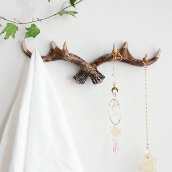 Handmade Vintage Deer Antler Wall Hook